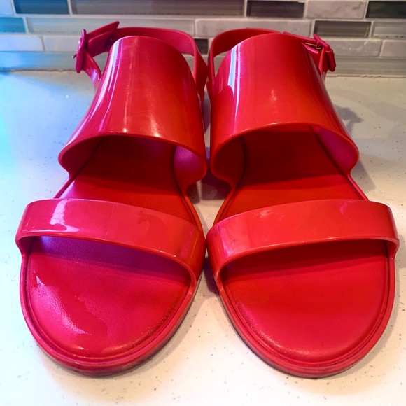 Melissa Classy Red Jelly Flat Sandals EU 38 - Picture 7 of 9